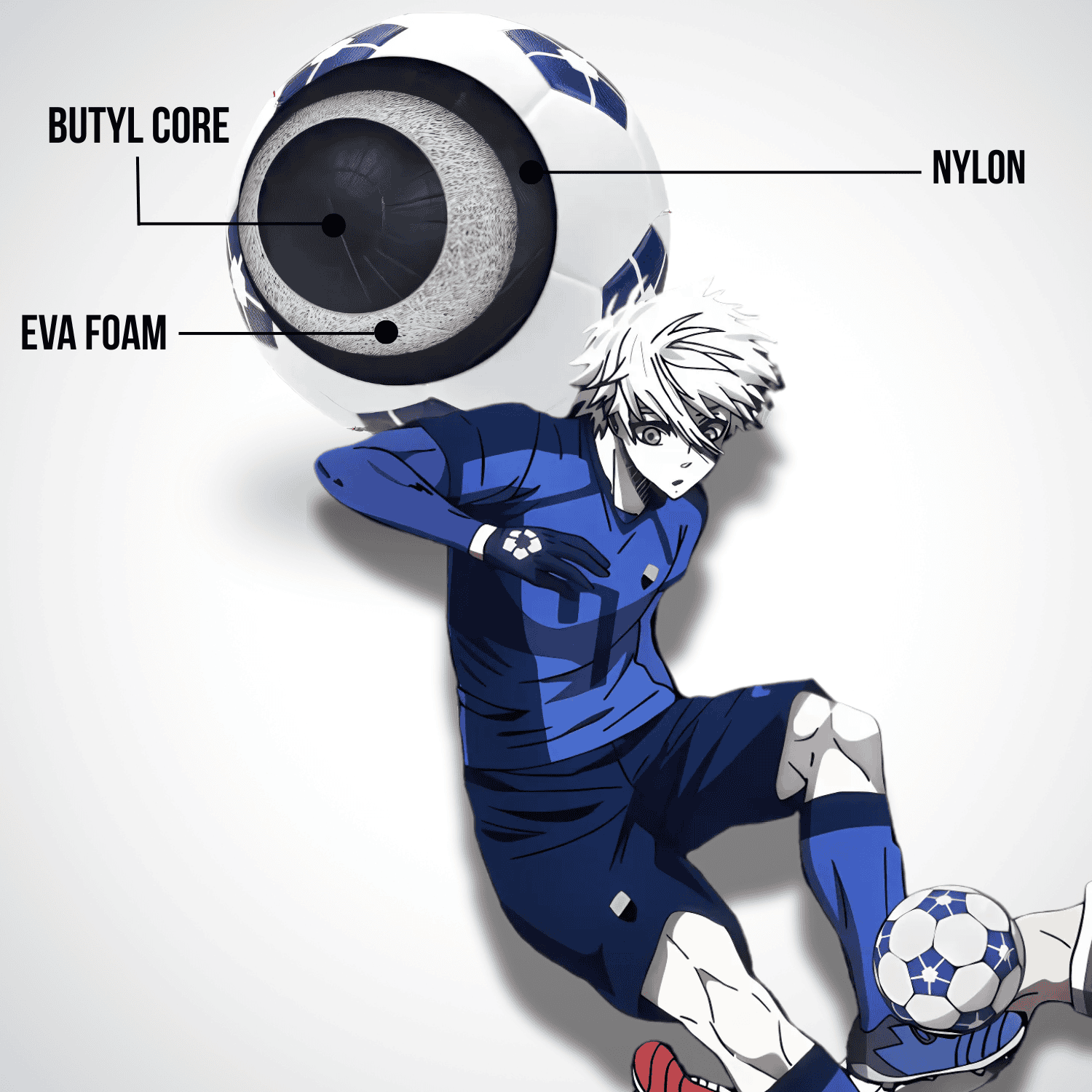 composition du ballon bluelock