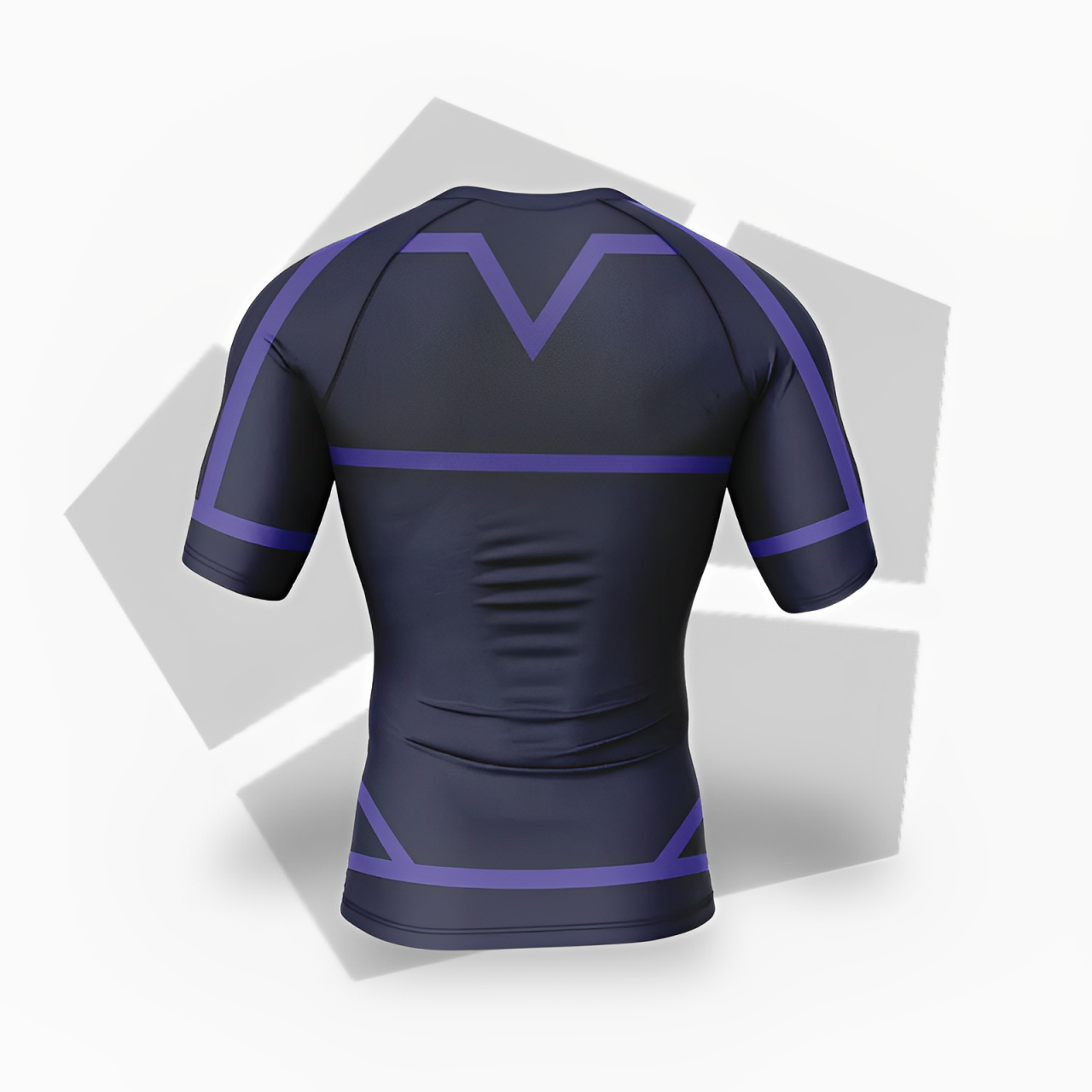 Compression manches courtes Blue Lock de dos
