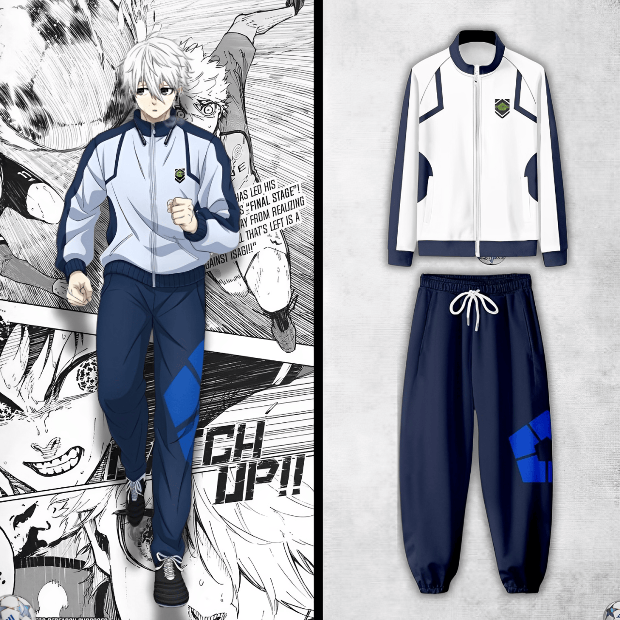 Survêtement d'entrainement Blue Lock avec Nagi Seishiro