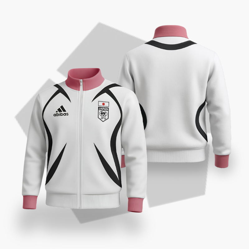 Veste du survêtement du Japon de Blue Lock de face et de dos