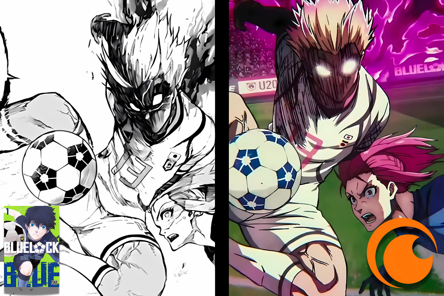 Les différences entre le manga et l’anime Blue Lock