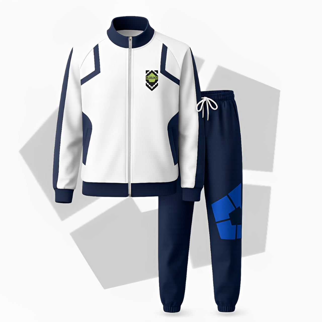 Ensemble de survêtement d'entrainement Blue Lock avec veste et jogging