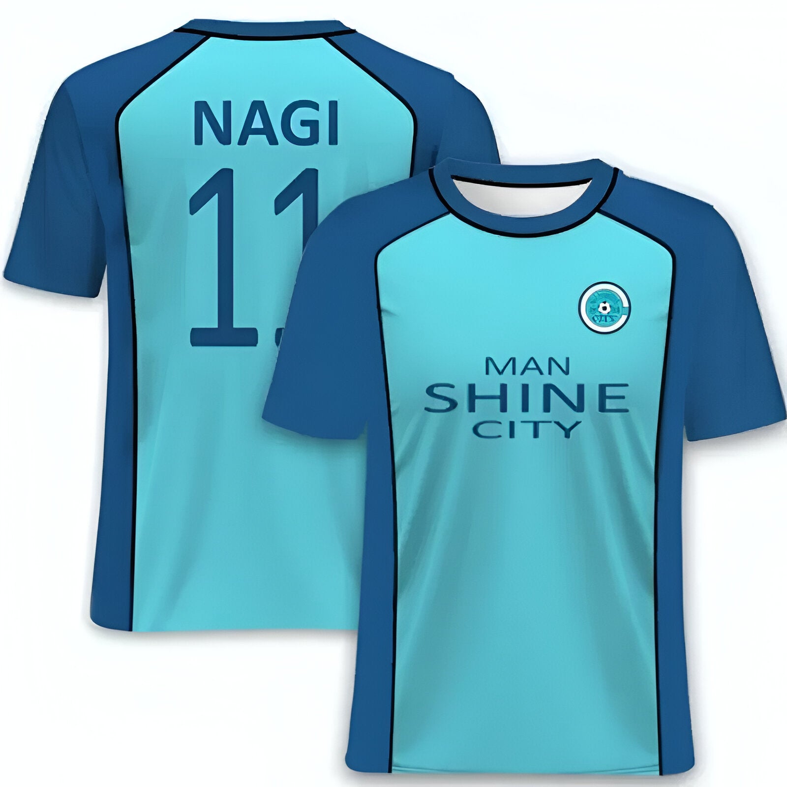 Maillot Bluelock représentant l'équipe de Manshine City avec Nagi