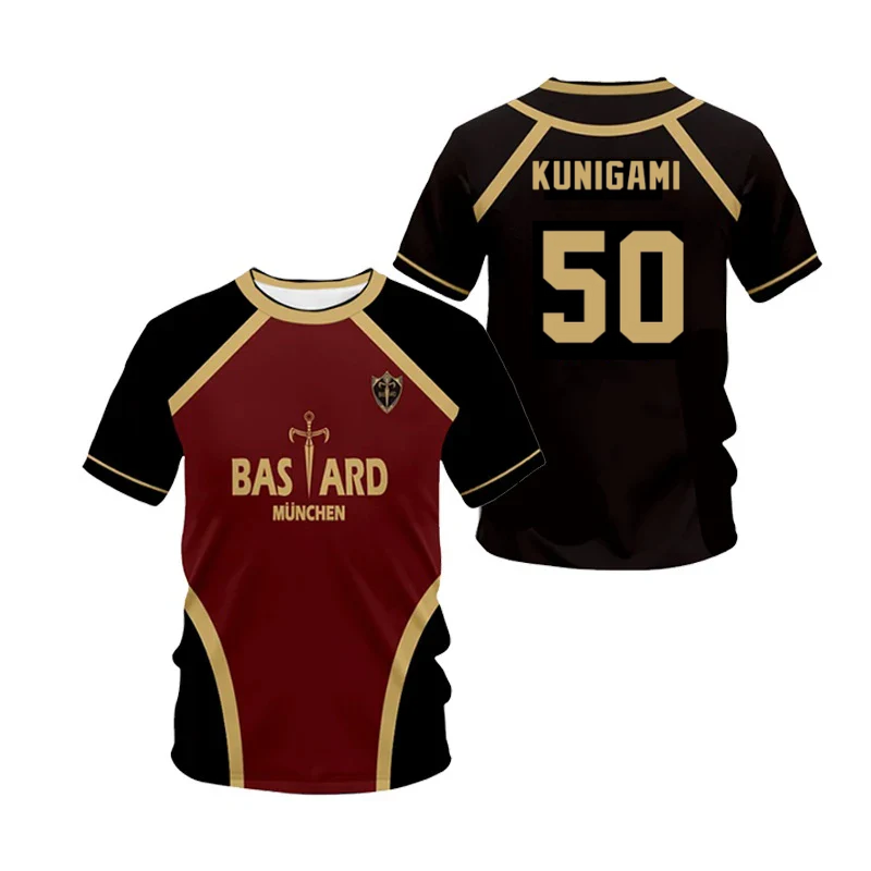 Blue Lock Bastard München Jersey – Anime 3D Sports